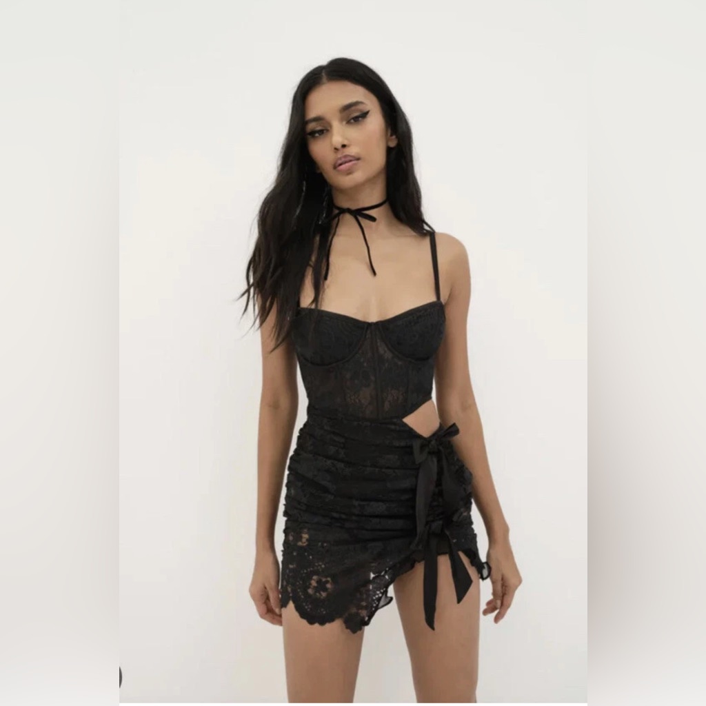 Nwt | For Love And Lemons Regina Cut Out Dress